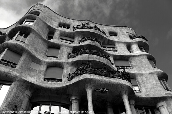 Casa Mila - Barcelona Picture Board by Alessandro Ricardo Uva