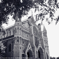 Buy canvas prints of St Albans - The Cathedral & Abbey Church of Saint Alban by Alessandro Ricardo Uva