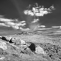 Buy canvas prints of Saddle and Rippon Tors by Richard GarveyWilliams