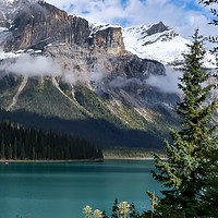 Buy canvas prints of Emerald Lake, Alberta by Brenda Belcher