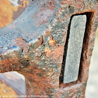 Buy canvas prints of A close up of a piece of rust by M. J. Photography