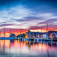 Buy canvas prints of Bergen, Norway  by M. J. Photography