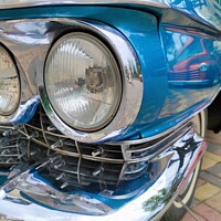 Buy canvas prints of Chevrolet old timer car from 1950s and 1960s by M. J. Photography