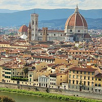 Buy canvas prints of Florence Cathedral, formally the Cattedrale di San by M. J. Photography