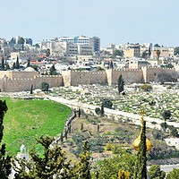 Buy canvas prints of Jerusalem Cityscape, Israel by M. J. Photography
