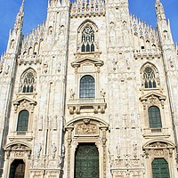 Buy canvas prints of Milan Cathedral is the cathedral church of Milan,  by M. J. Photography