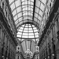 Buy canvas prints of The Galleria Vittorio Emanuele II is Italy's oldes by M. J. Photography