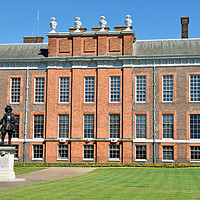 Buy canvas prints of Statue in front of Kensington palace in London by M. J. Photography