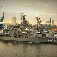 Buy canvas prints of German Navy in the Baltic Sea by M. J. Photography