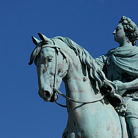 Buy canvas prints of Statue of Frederick V by Jacques Franancis Joseph  by M. J. Photography