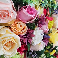 Buy canvas prints of Flower arrangements by M. J. Photography