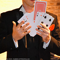 Buy canvas prints of magic trick with cards by M. J. Photography