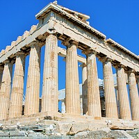 Buy canvas prints of Parthenon temple in Acropolis Hill in Athens, Gree by M. J. Photography