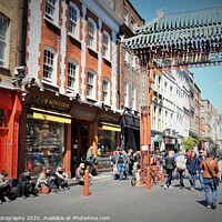 Buy canvas prints of Chinatown gate - ethnic enclave in the City of Wes by M. J. Photography