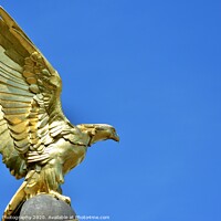 Buy canvas prints of Golden Eagle, part of the Royal Air Force Memorial by M. J. Photography
