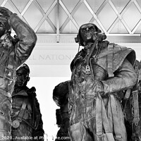 Buy canvas prints of Bomber Command Memorial, London by M. J. Photography