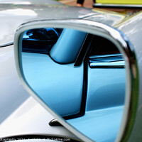 Buy canvas prints of Closeup look of a modern car mirror by M. J. Photography