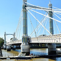 Buy canvas prints of Albert Bridge, London by M. J. Photography