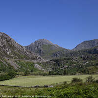 Buy canvas prints of Nant Ffrancon Valley 2 by Christian Bridgwater