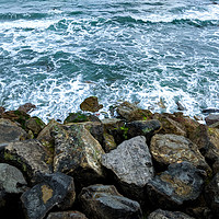 Buy canvas prints of Waves on the Rocks by Ellis Lynas