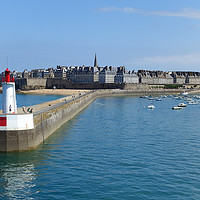 Buy canvas prints of Arriving at St malo in France by Rocklights 