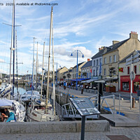 Buy canvas prints of The French fishing port of Port en Bassin in Normandy by Rocklights 