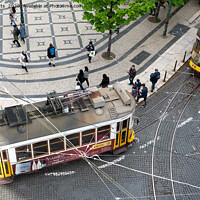 Buy canvas prints of Tram in Lisbon by Rocklights 