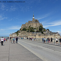 Buy canvas prints of Mont St Michel, France by Rocklights 
