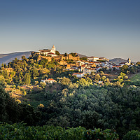 Buy canvas prints of Penela at Sunset by Sean Wright