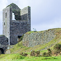 Buy canvas prints of Cornish Tin mine ruins. by Ian Taylor
