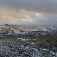 Buy canvas prints of Snowy Pentland Hills by Pawel Burdzynski