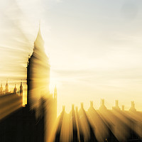 Buy canvas prints of The Houses of Parliament and Big Ben in London, UK by Ashley Cooper