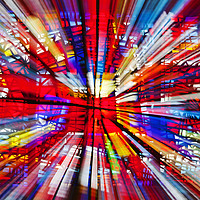 Buy canvas prints of Stained glass art. by Ashley Cooper