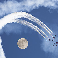 Buy canvas prints of Moon flight. by Ashley Cooper