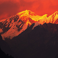 Buy canvas prints of Alpenglow. by Ashley Cooper