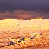 Buy canvas prints of Pennine glow. by Ashley Cooper