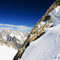 Buy canvas prints of Mont Blanc Du Tacul. by Ashley Cooper