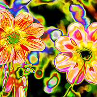 Buy canvas prints of Floral art. by Ashley Cooper
