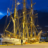 Buy canvas prints of Tall Ship. by Ashley Cooper