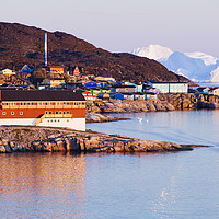 Buy canvas prints of Greenland sunset. by Ashley Cooper