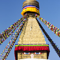 Buy canvas prints of Nepal Stupa. by Ashley Cooper