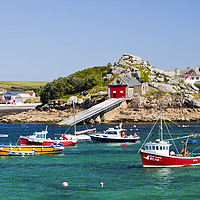 Buy canvas prints of Scilly boats. by Ashley Cooper