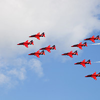 Buy canvas prints of Formation flyers by Ashley Cooper