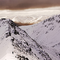 Buy canvas prints of Mamores  by Ashley Cooper