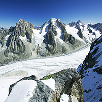 Buy canvas prints of Mer Du Glace.  by Ashley Cooper