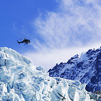 Buy canvas prints of Glacier flight. by Ashley Cooper