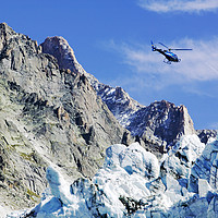Buy canvas prints of Glacier aviation. by Ashley Cooper