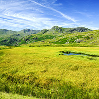 Buy canvas prints of Langdale Pikes. by Ashley Cooper