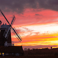 Buy canvas prints of Cley Mill. by Ashley Cooper