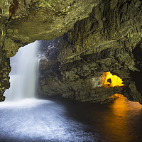 Buy canvas prints of Smoo cave. by Ashley Cooper